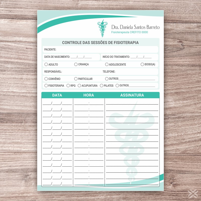 Controle de Sessões Fisioterapeuta 0960 - Imagem 2