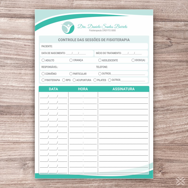 Controle de Sessões Fisioterapeuta 0971 - Imagem 2