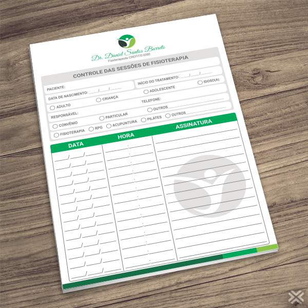 Controle de Sessões Fisioterapeuta 0973