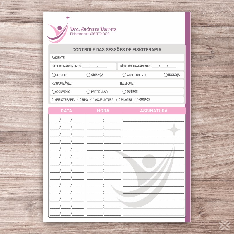 Controle de Sessões Fisioterapeuta 0977 - Imagem 2