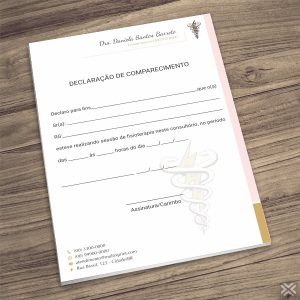 Declaração de Comparecimento Fisioterapeuta 0909
