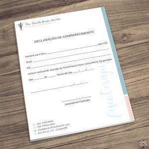 Declaração de Comparecimento Fisioterapeuta 0912