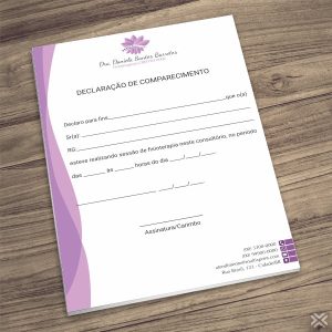 Declaração de Comparecimento Fisioterapeuta 0921