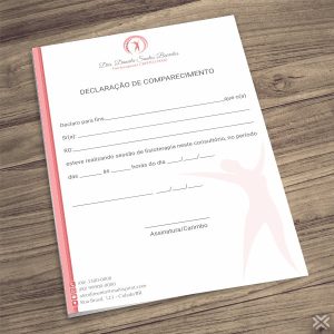 Declaração de Comparecimento Fisioterapeuta 0922