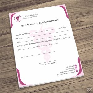 Declaração de Comparecimento Fisioterapeuta 0938