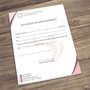 Declaração de Comparecimento Fisioterapeuta 0951