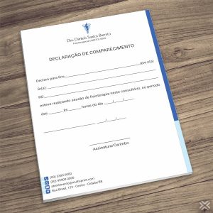 Declaração de Comparecimento Fisioterapeuta 0952
