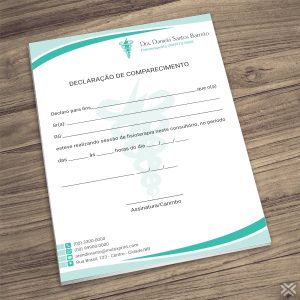 Declaração de Comparecimento Fisioterapeuta 0960