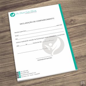 Declaração de Comparecimento Fisioterapeuta 0972