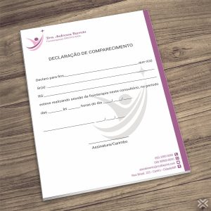Declaração de Comparecimento Fisioterapeuta 0977