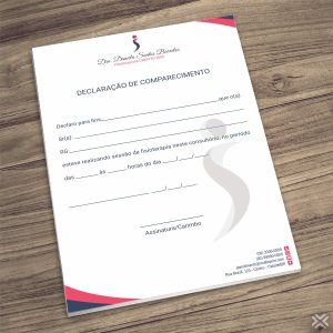 Declaração de Comparecimento Fisioterapeuta 0987