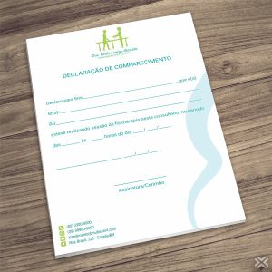 Declaração de Comparecimento Fisioterapeuta 0990