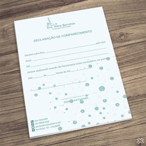 Declaração de Comparecimento Fisioterapeuta 0993