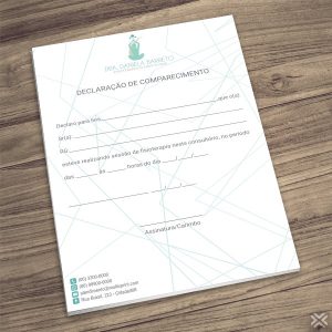 Declaração de Comparecimento Fisioterapeuta 0997