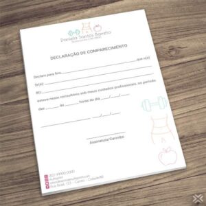 Declaração de Comparecimento Nutricionista 24106
