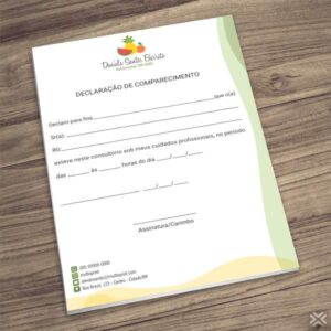 Declaração de Comparecimento Nutricionista 24107