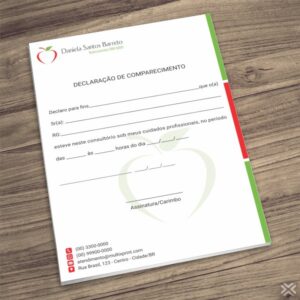 Declaração de Comparecimento Nutricionista 2425