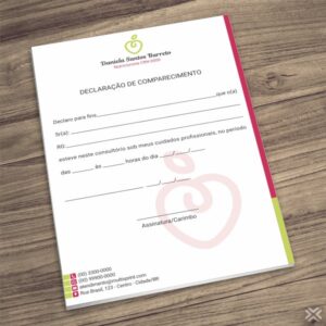 Declaração de Comparecimento Nutricionista 2461