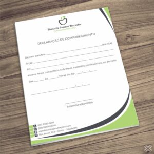 Declaração de Comparecimento Nutricionista 2464