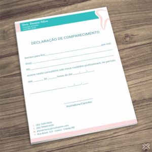 Declaração de Comparecimento Dentista 0605