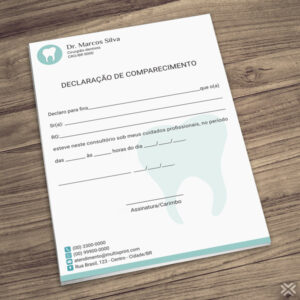 Declaração de Comparecimento Dentista 0606