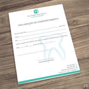 Declaração de Comparecimento Dentista 0630