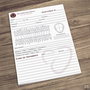 Ficha Clínica Dentista 0635