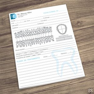 Ficha Clínica Dentista 0641