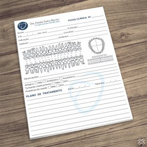 Ficha Clínica Dentista 0651
