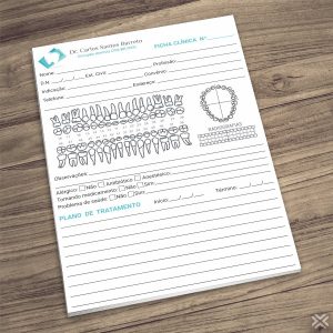 Ficha Clínica Dentista 0652