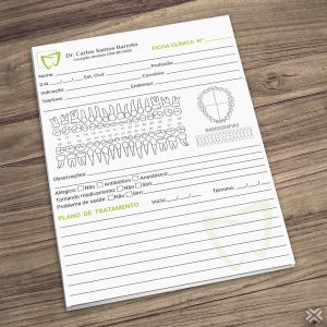 Ficha Clínica Dentista 0657