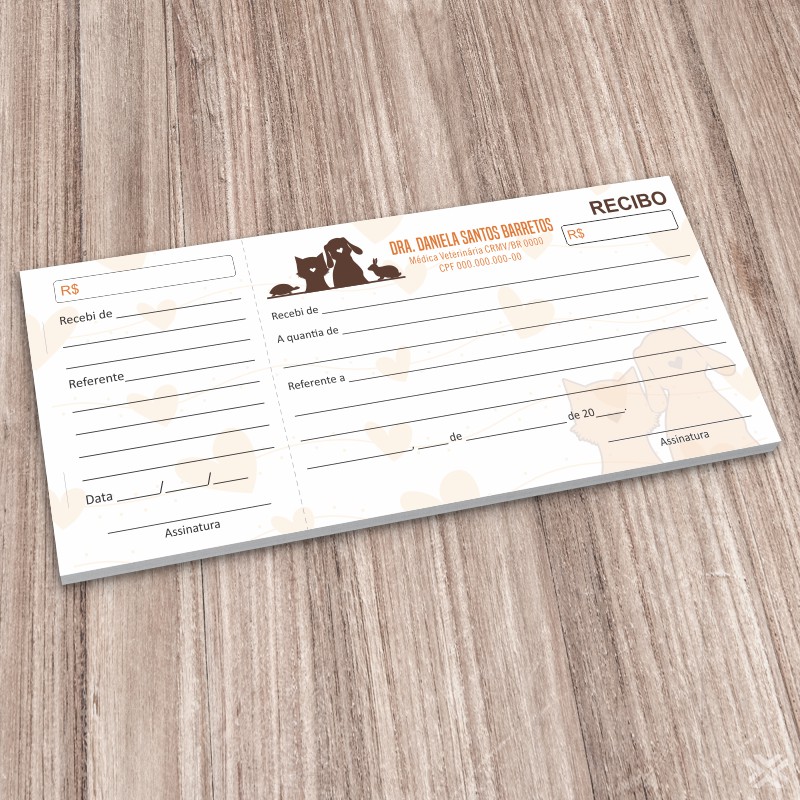 Recibo Veterinário 30109