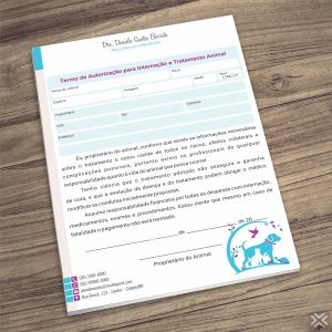 Termo Internação Veterinário 3007