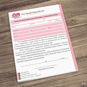Termo Internação Veterinário 30107