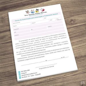 Termo Internação Veterinário 30125