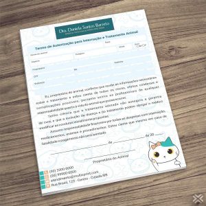 Termo Internação Veterinário 30128