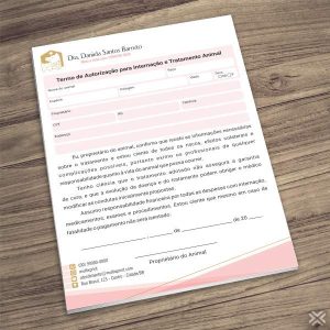 Termo Internação Veterinário 30130