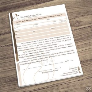 Termo Internação Veterinário 30132