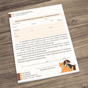 Termo Internação Veterinário 3017