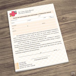 Termo Internação Veterinário 3024