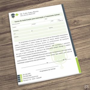 Termo Internação Veterinário 3026