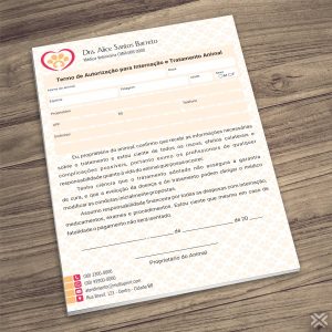 Termo Internação Veterinário 3029