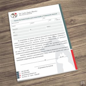 Termo Internação Veterinário 3032