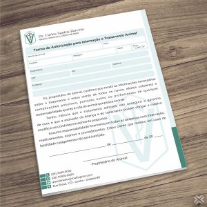 Termo Internação Veterinário 3037