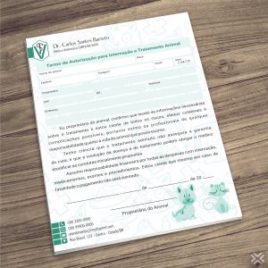 Termo Internação Veterinário 3043