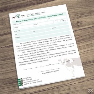 Termo Internação Veterinário 3051