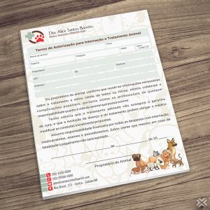 Termo Internação Veterinário 3056