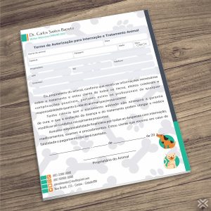Termo Internação Veterinário 3061