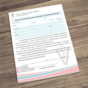 Termo Internação Veterinário 3066