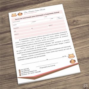 Termo Internação Veterinário 3068